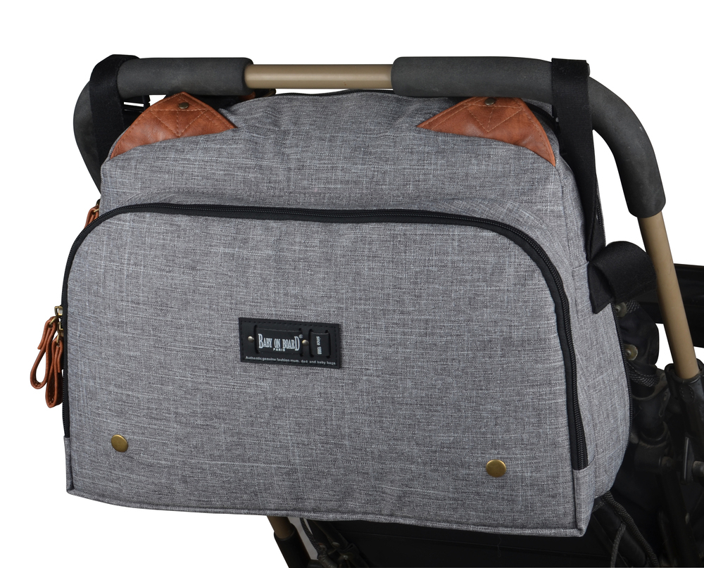 Geanta de infasat Baby On Board Titou City Grey [4]