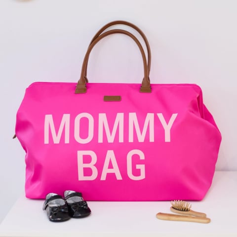 Geanta de infasat Childhome Mommy Bag Pop Pink [5]