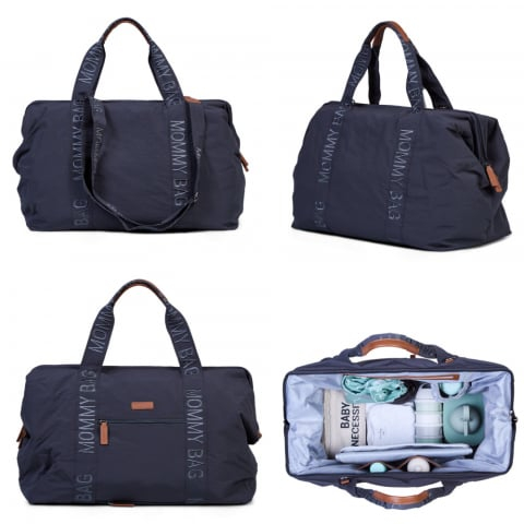 Geanta de infasat Childhome Mommy Bag Signature Urban Dark Grey [3]