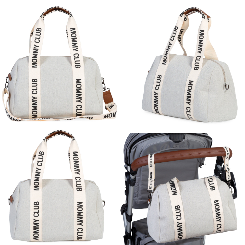 Geanta de infasat Childhome Mommy Club Alb [3]