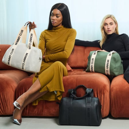 Geanta de infasat Childhome Mommy Club piele PU Negru [6]