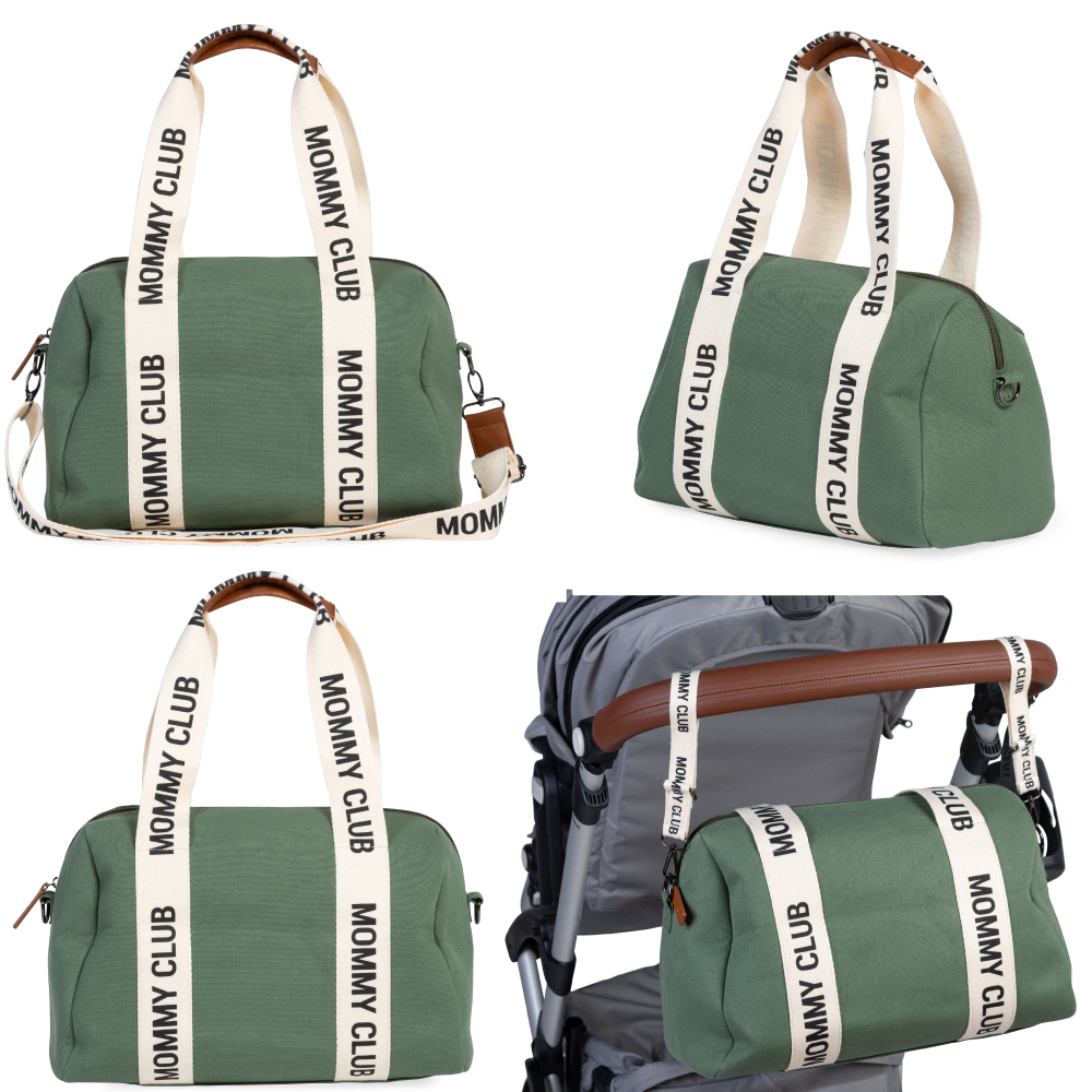 Geanta de infasat Childhome Mommy Club Verde [3]