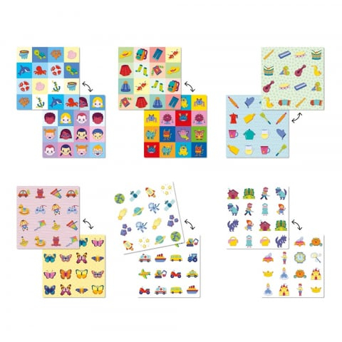 Joc de memorie Quercetti FantaMemo Bee Multipicture [4]