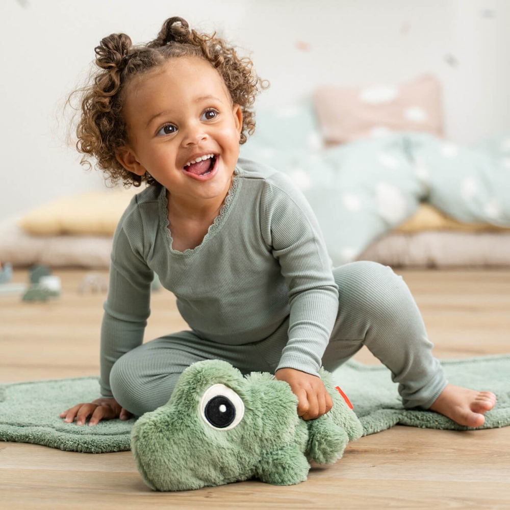 Jucarie de plus Done by Deer Cuddle Bestie Croco Verde 28 cm [3]
