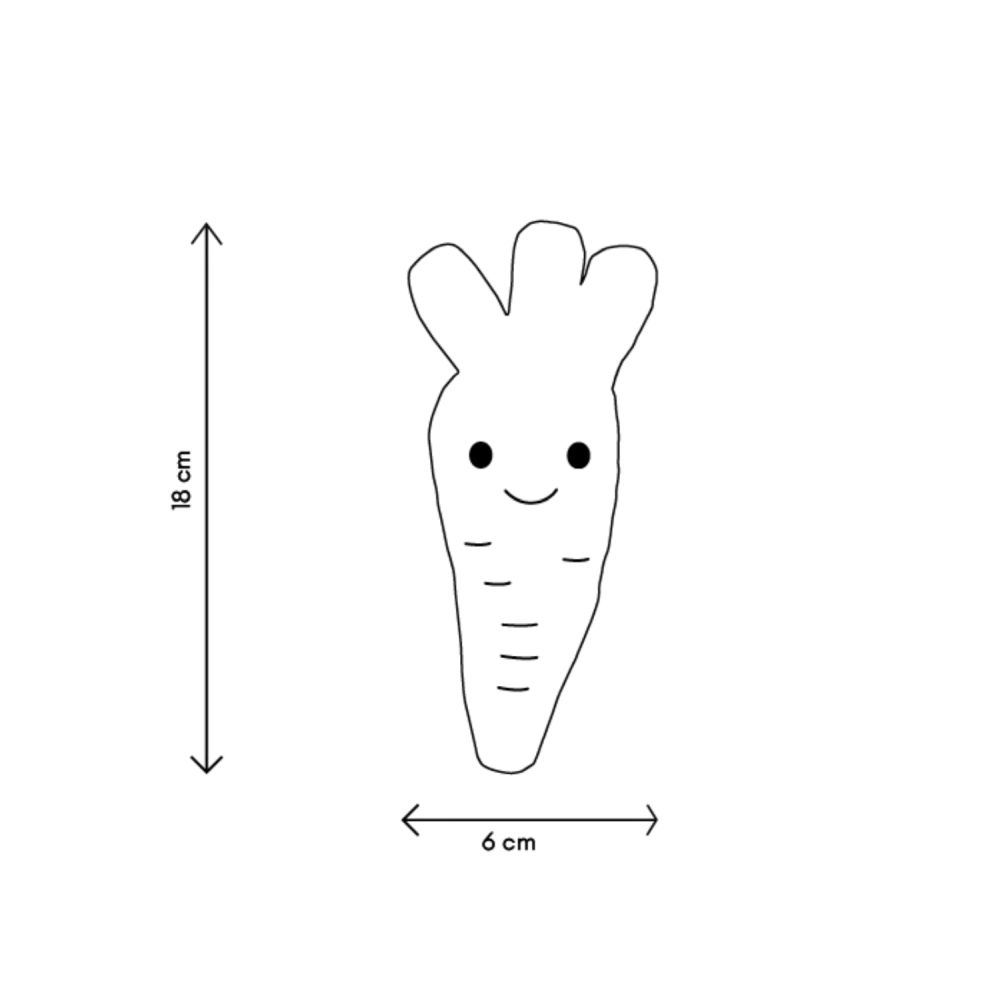 Jucarie de plus Wild & Soft - Morcov colectia Graden Friends [5]