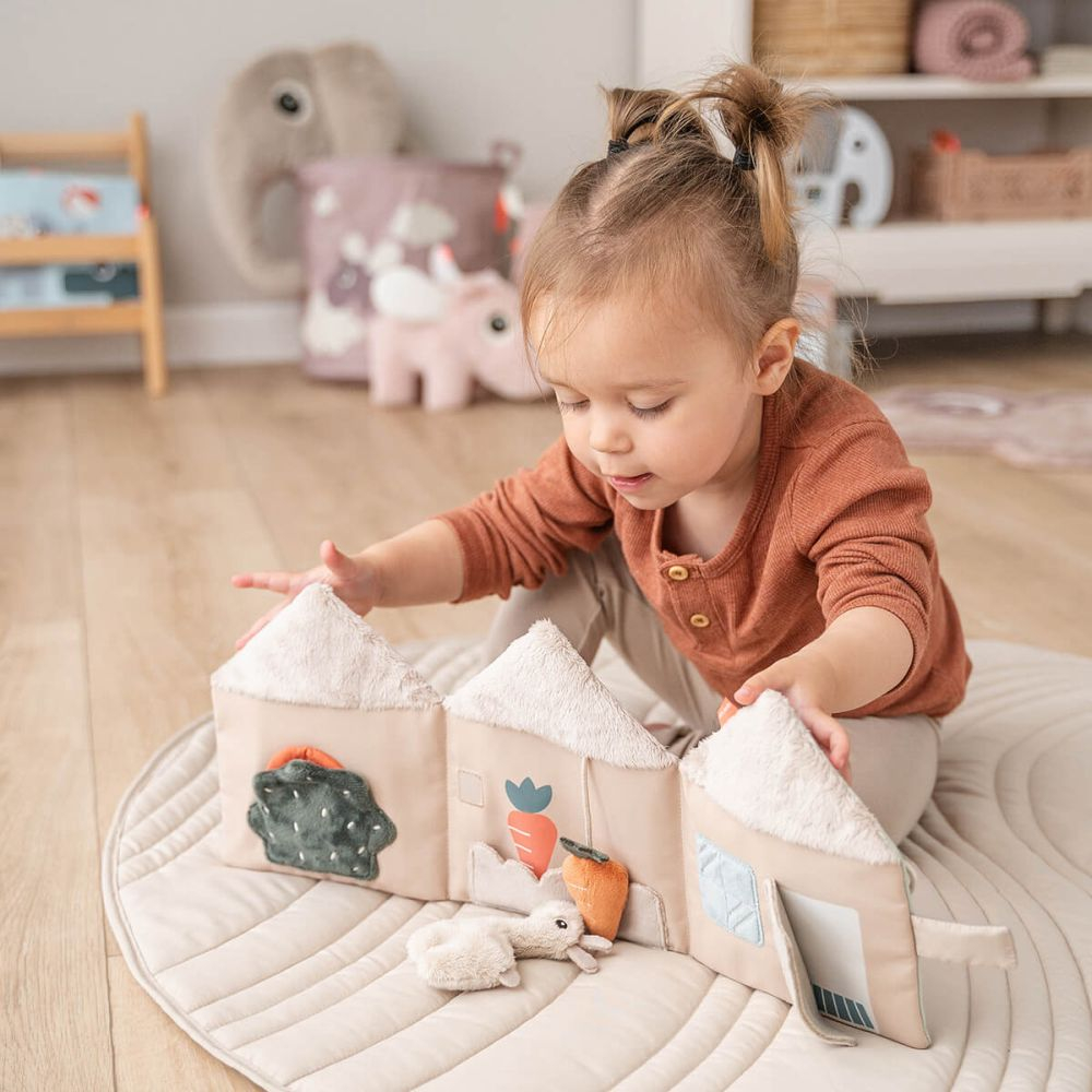 Jucarie senzoriala carticica de plus  casa lui Lalee Done by Deer Lalee Sand [8]