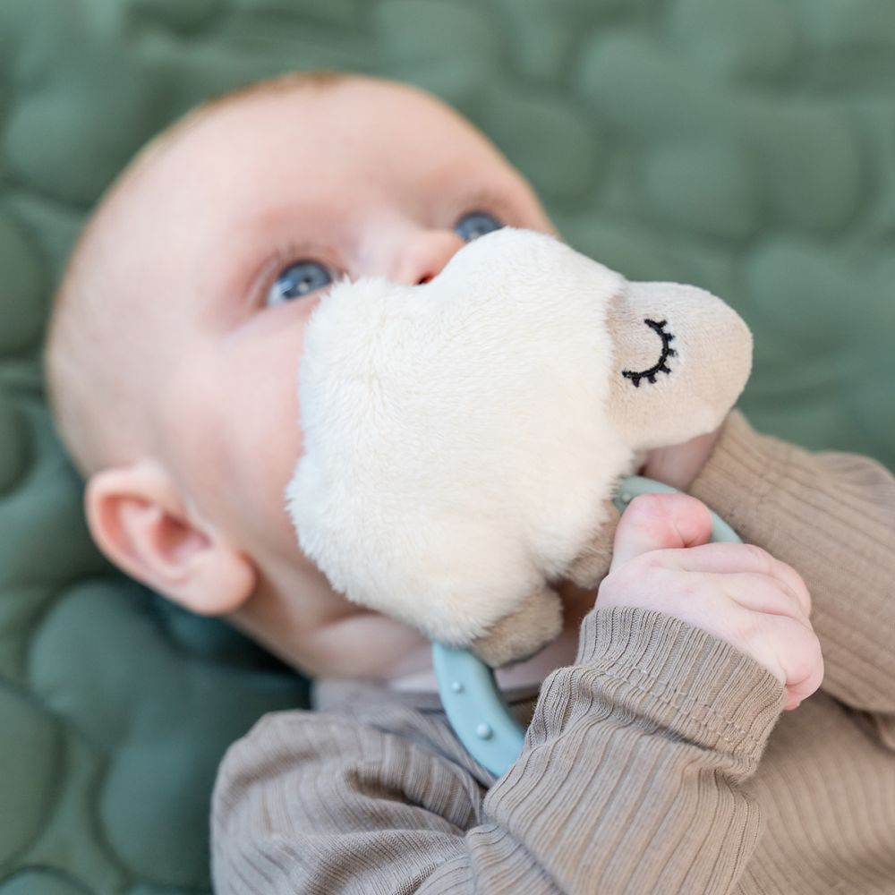 Jucarie senzoriala zornaitoare dentitie Done by Deer Sheepy Blue [4]