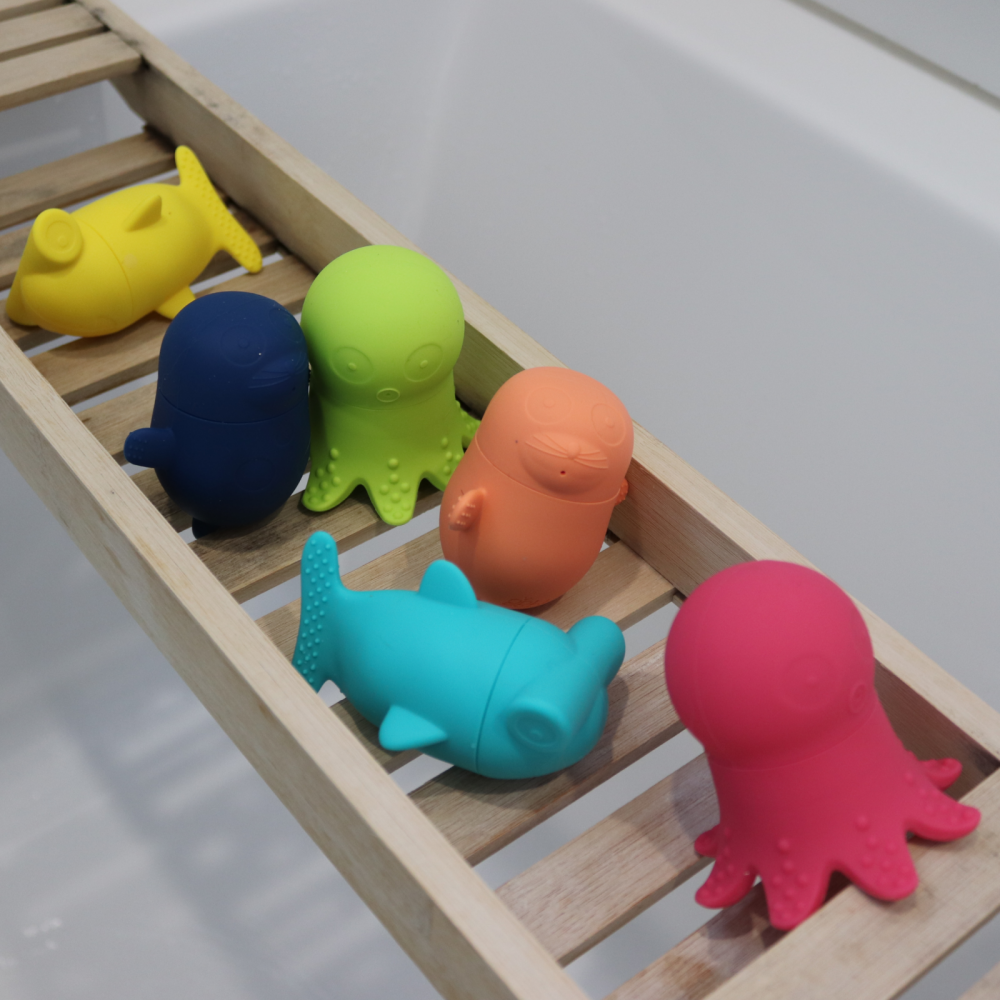 Jucarii de baie din silicon Mix-and-Match bblüv Böddies [3]