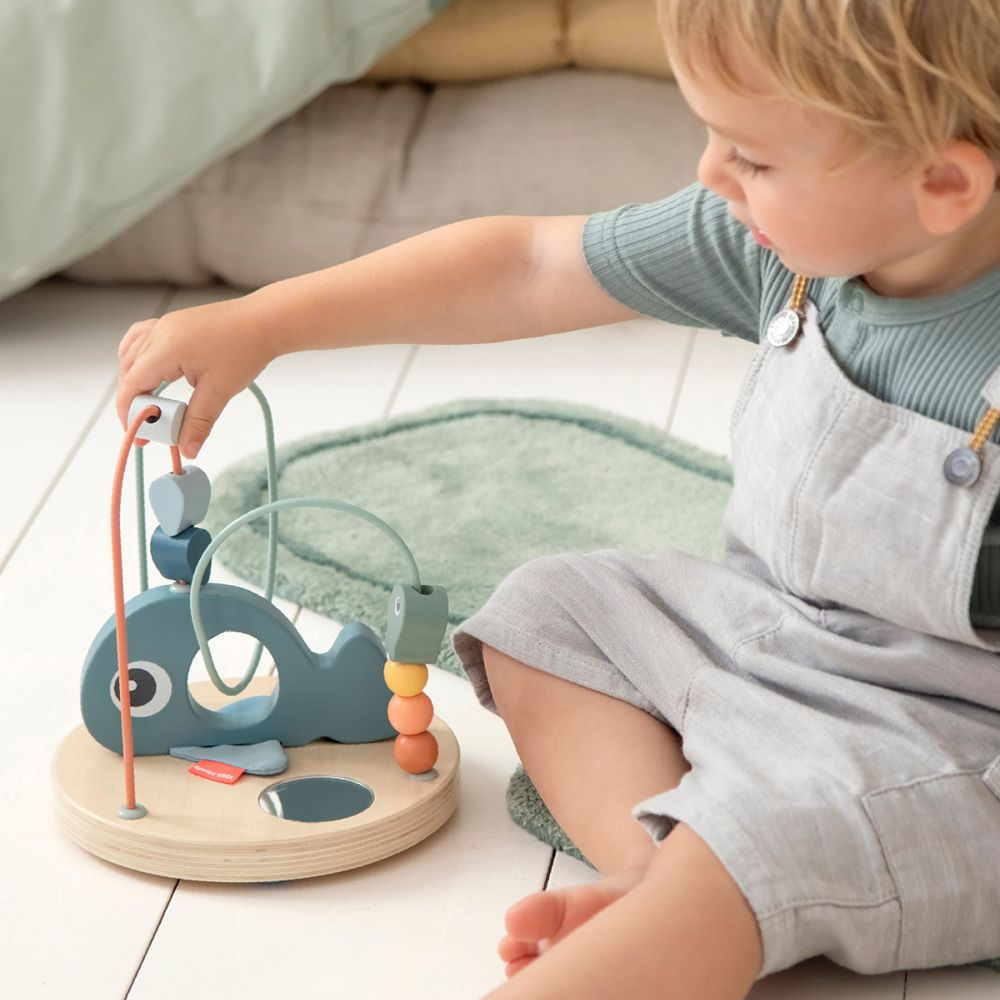 Labirint cu margele Done by Deer din lemn Wally Blue [8]