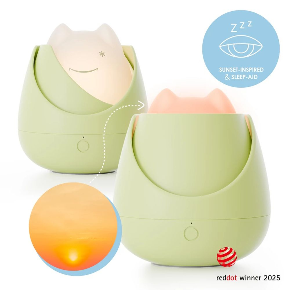 Lampa de veghe Nosiboo Zigg antrenor de somn pentru copii cu lumina rosie si temporizator Sage [7]