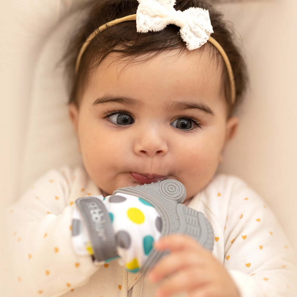 Manusa pentru dentitie bblüv Glüv Grey [5]