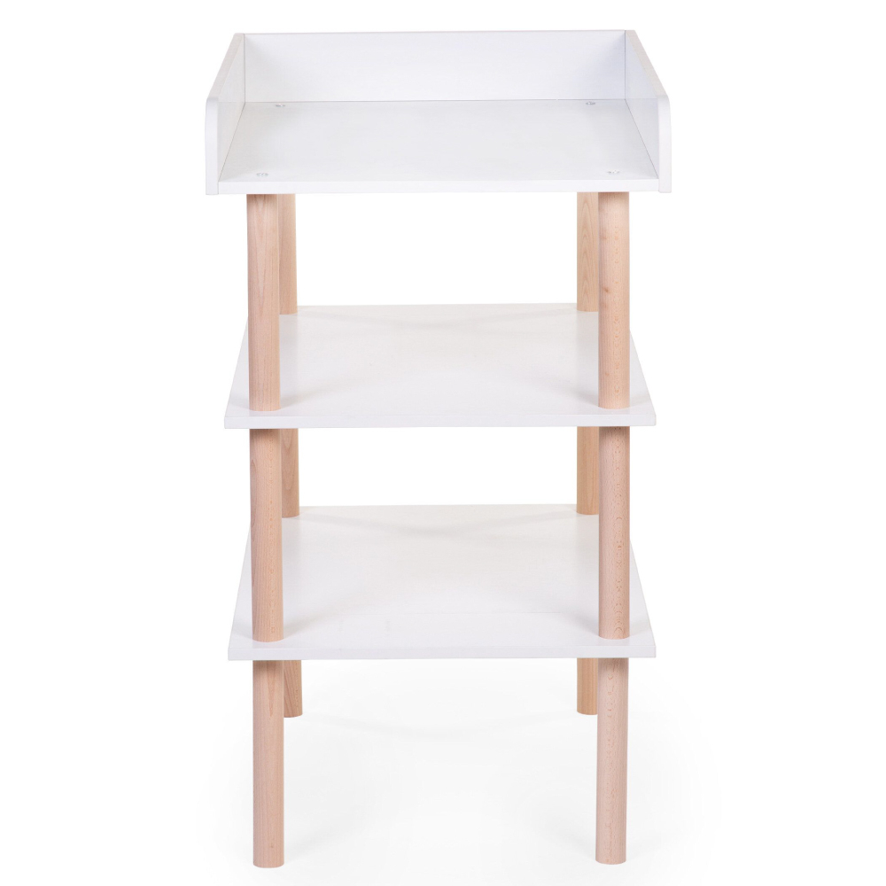 Masa de infasat Childhome Natural/Alb [3]