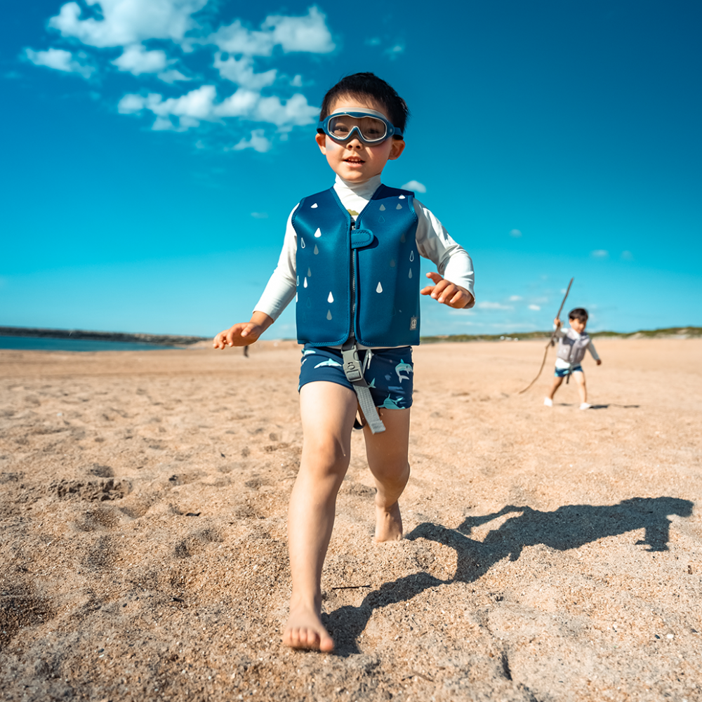 Masca de inot pentru copii +2 ani bblüv Sküba Navy [2]