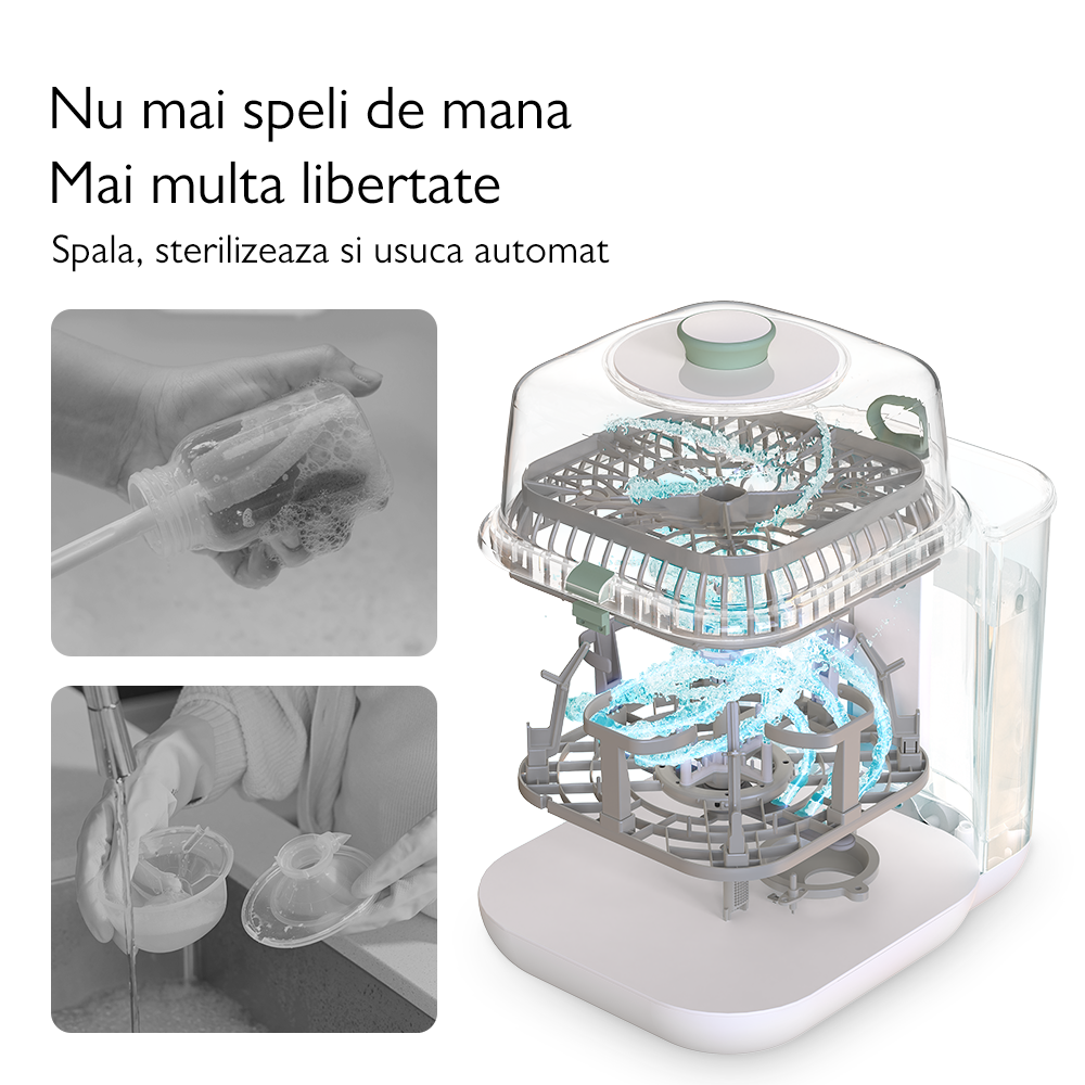 Masina de spalat biberoane Momcozy KleanPal Pro [7]