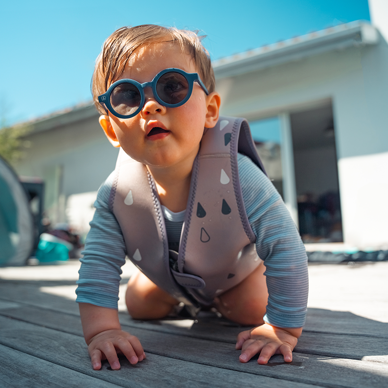 Ochelari de soare pentru bebelusi si copii mici bblüv Sölar Mini 2.0 Navy [4]