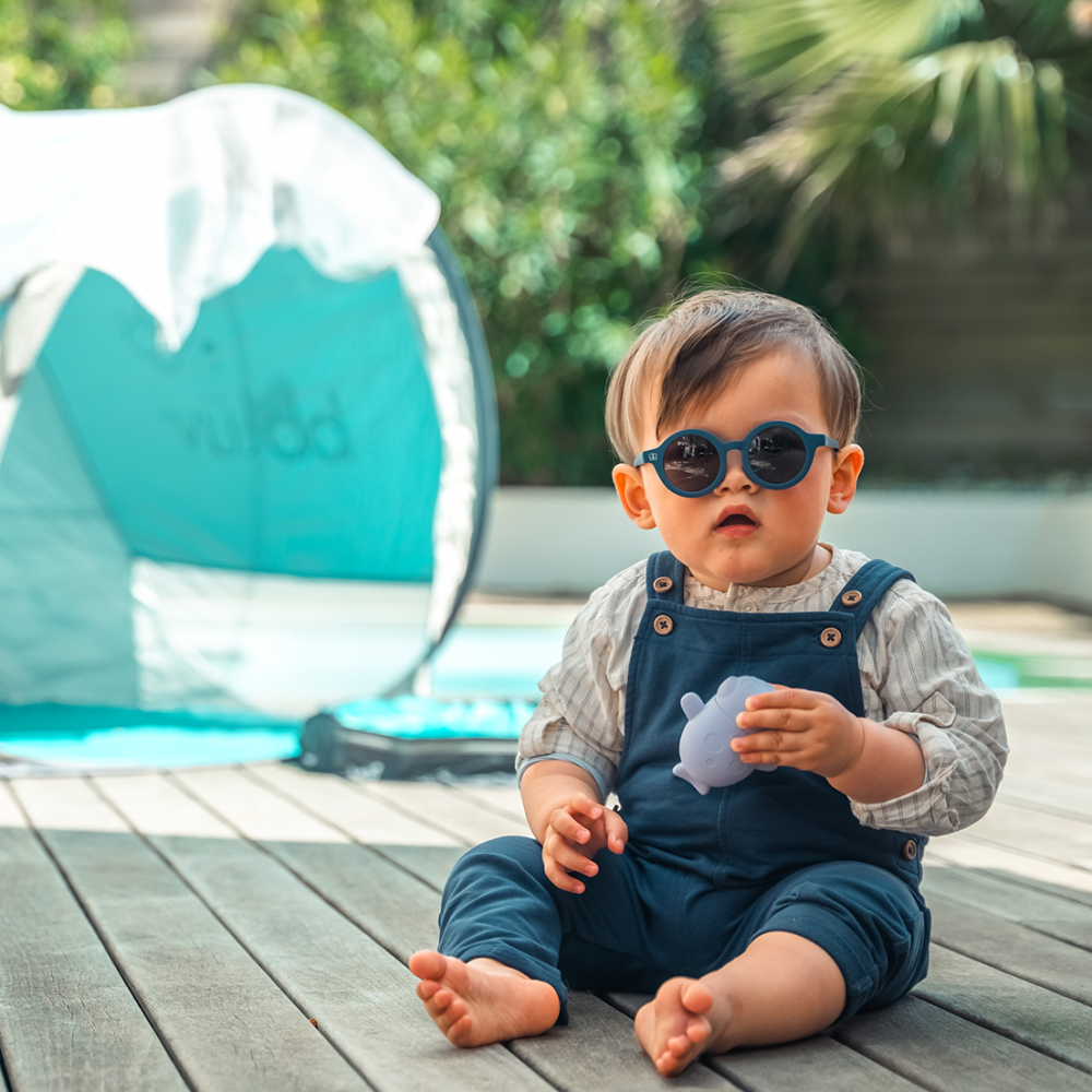 Ochelari de soare pentru bebelusi si copii mici bblüv Sölar Mini 2.0 Navy [5]