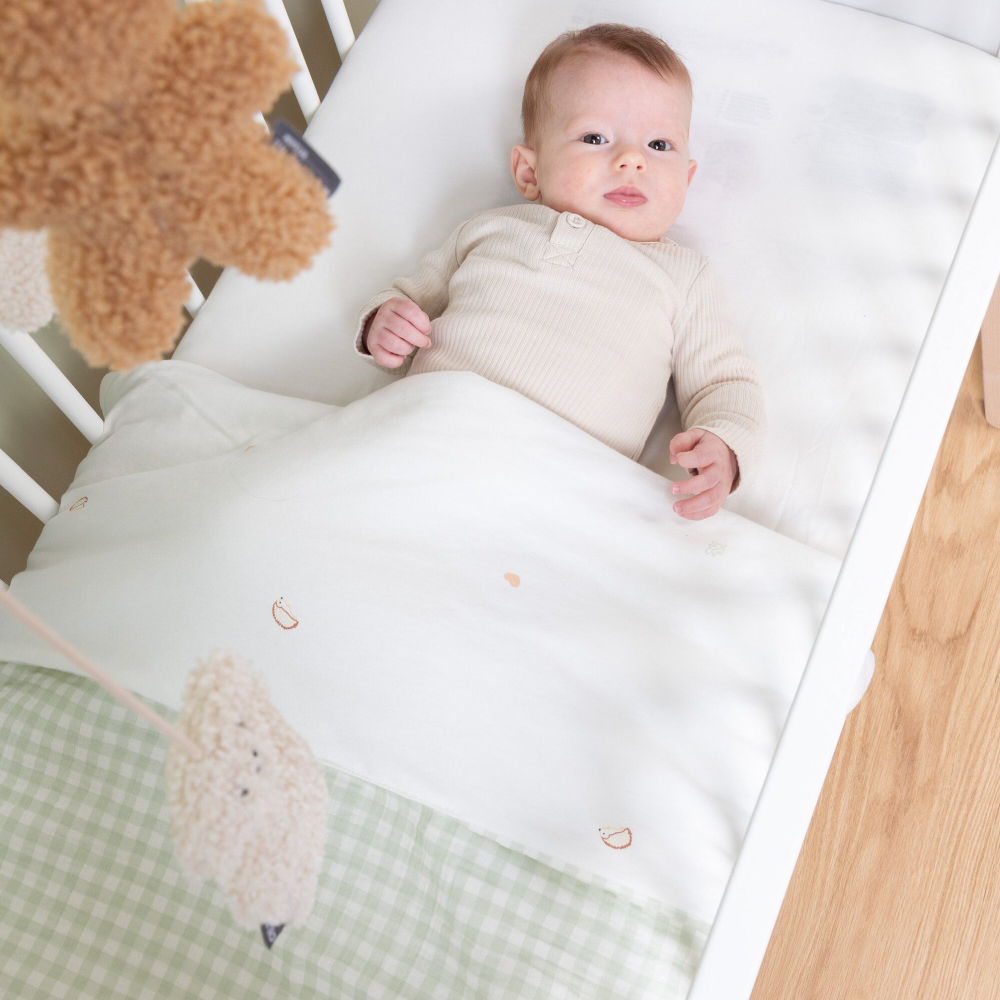 Paturica Childhome Jerse 80x100 cm Jerse/Muselina Verde [2]