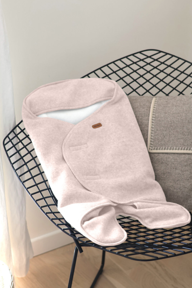 Paturica de infasat BabyNomade 0-6 luni Dusty Rose [5]