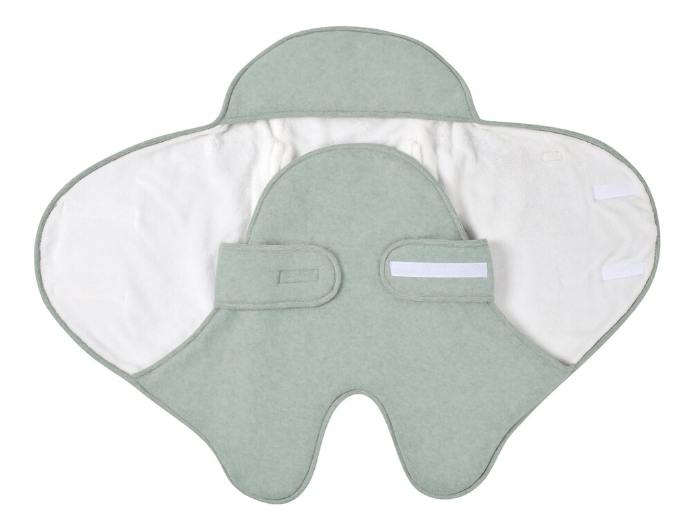 Paturica de infasat BabyNomade 0-6 luni Sage Green [7]