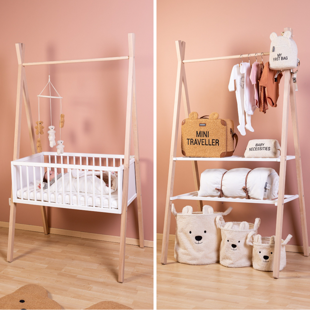 Patut si suport haine Tipi Childhome 105.5x54x182.5 cm [6]