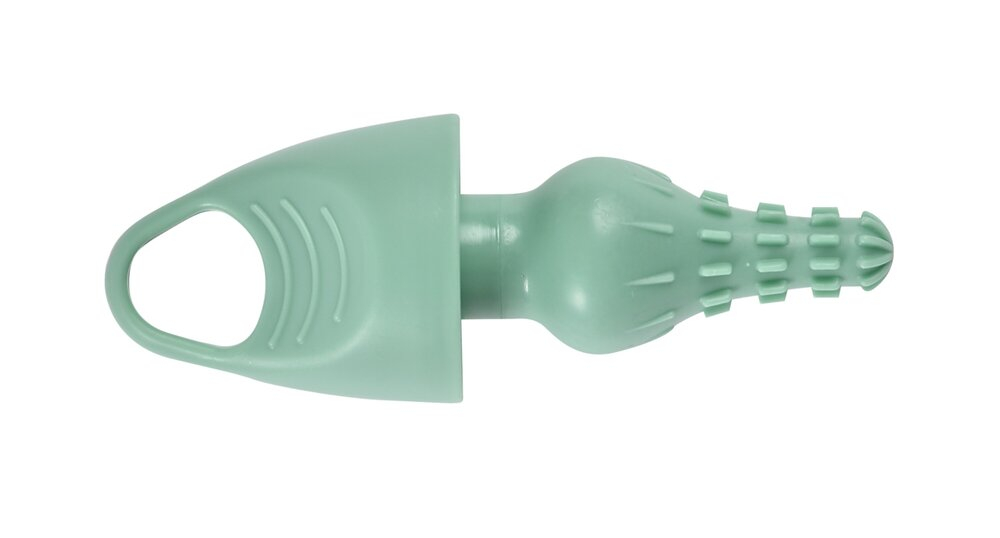 Perie din silicon Beaba 2 in 1 Sage Green [2]