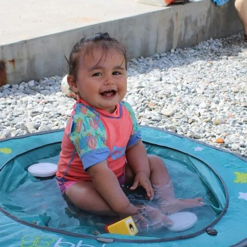 Piscina de plaja pentru bebelusi si toddleri bblüv Arenä [6]