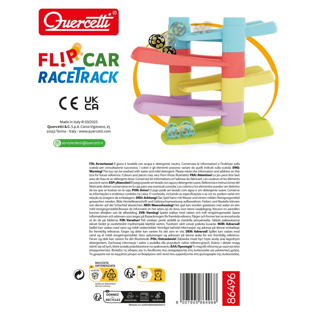 Pista de curse Flipcar ECO Quercetti [6]
