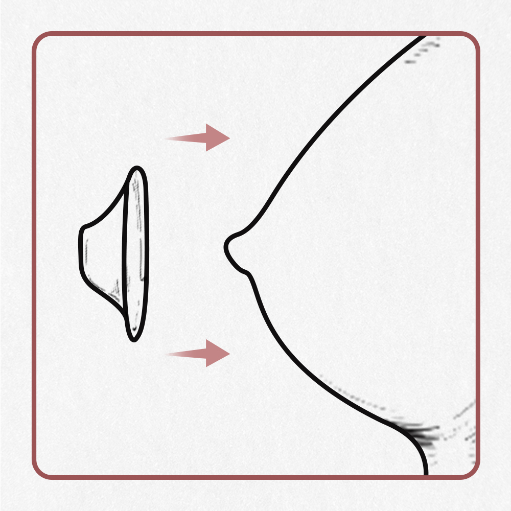 Protectie alaptare Momcozy argint 45 mm set 2 buc Regular [10]