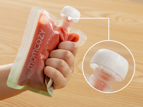 Pungi alimentare reutilizabile Momcozy 200 ml set 10 buc [7]