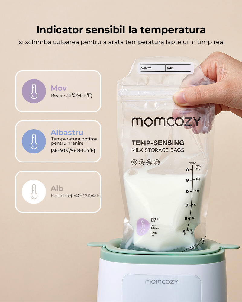 Pungi depozitare lapte Momcozy 120 buc [2]