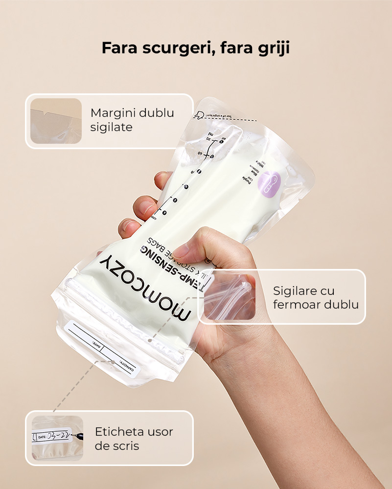 Pungi depozitare lapte Momcozy 120 buc [3]