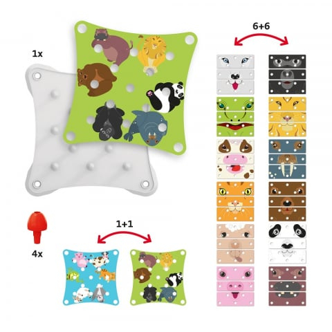 Puzzle Quercetti Ghiceste Animalul [4]