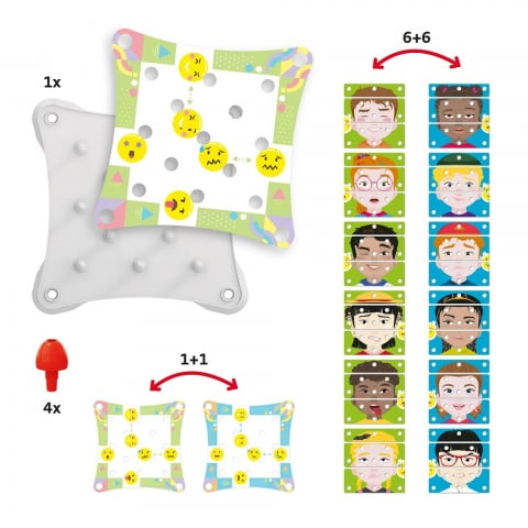 Puzzle Quercetti Make a Face [5]