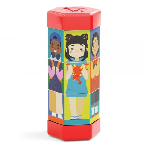 Puzzle Quercetti Tubo Mix & Match Meserii [2]