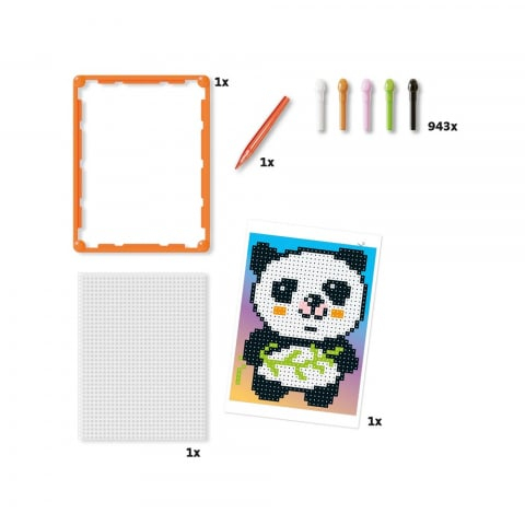 Quercetti Pixel Art Basic Panda [3]