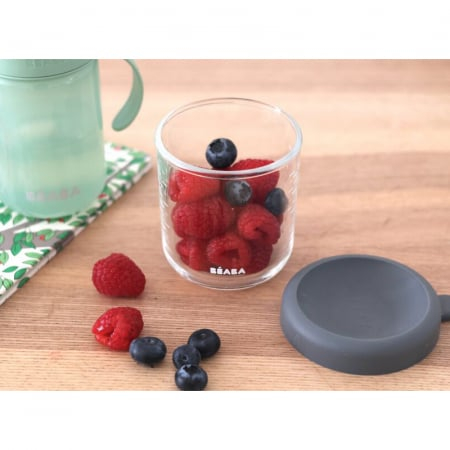 Recipient ermetic sticla Beaba 250 ml Mineral [3]