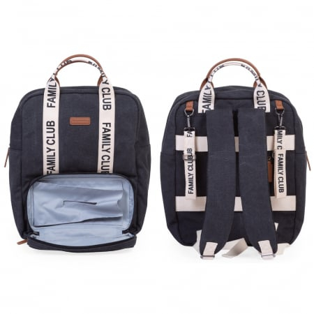 Rucsac de infasat Childhome Family Club Signature Negru [3]