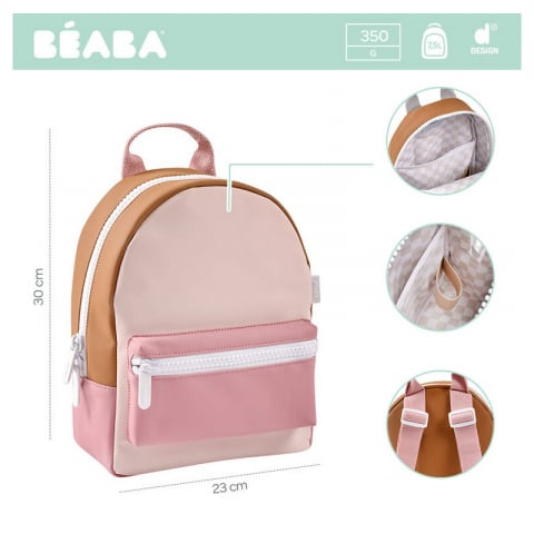 Rucsac pentru copii Beaba Faro Dusty Pink [6]