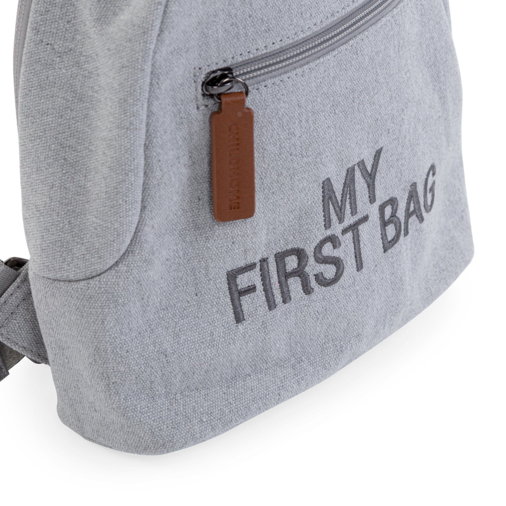Rucsac pentru copii Childhome My First Bag Canvas Gri [3]
