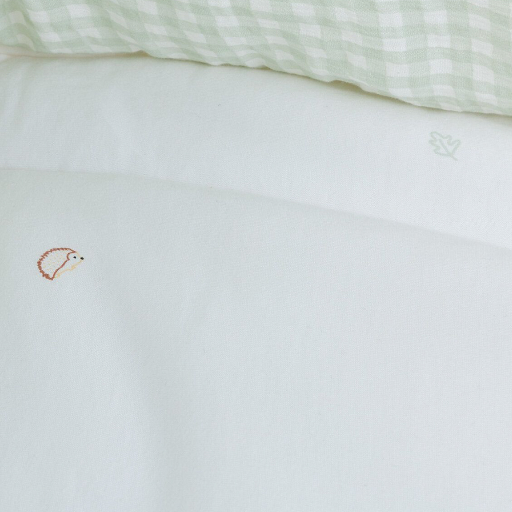 Salteluta de joaca Childhome 75x95 cm Jerse/Muselina Verde [2]