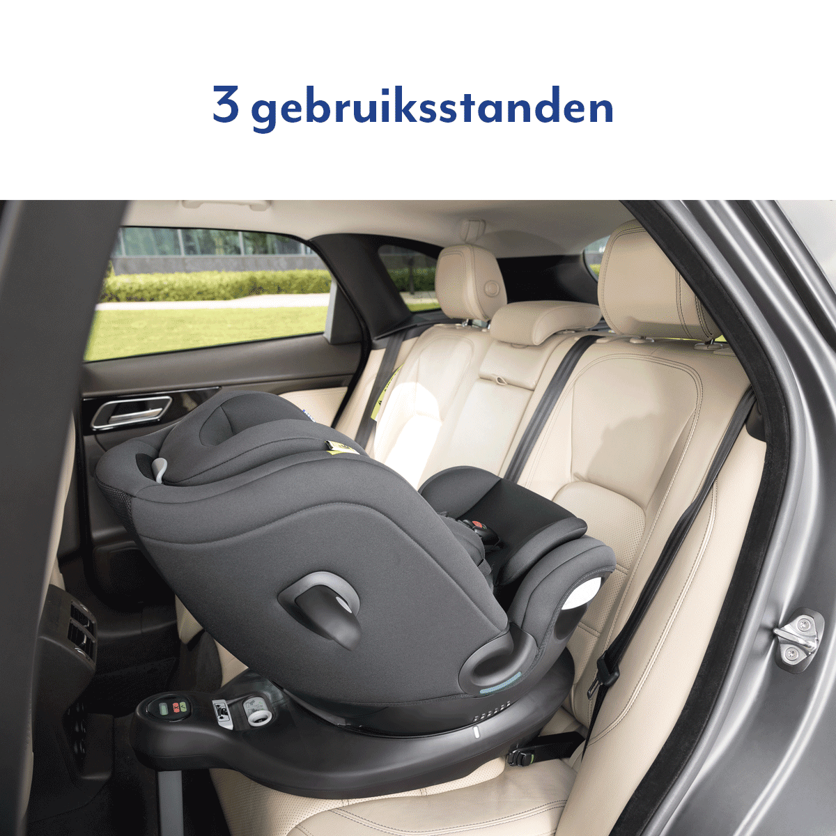 Scaun auto Graco rotativ 360 Turn2Me Grow 0-7 ani I-Size Iron [7]