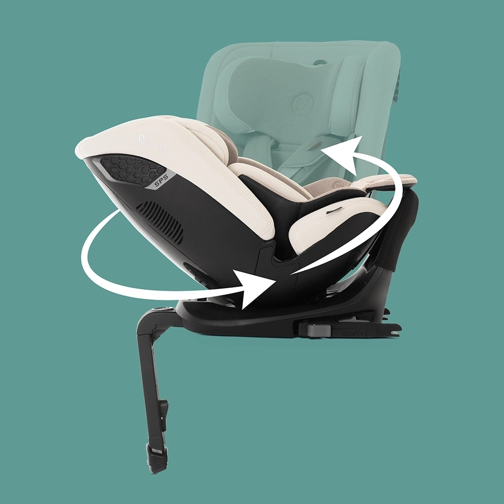 Scaun auto rotativ 360 Silver Cross Motion 2 All Size Almond [3]