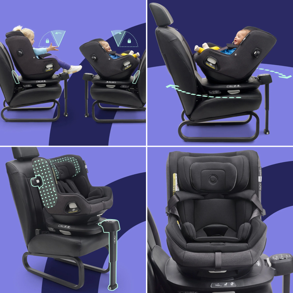 Scaun auto rotativ Bugaboo Owl Black [7]