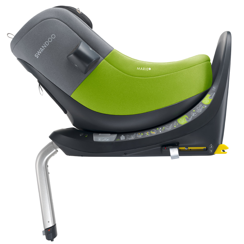 Scaun auto rotativ Swandoo Marie 5 i-Size Lime/Sesame Grey [2]