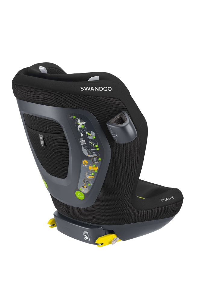 Scaun auto Swandoo Charlie i-Size Bold Black [6]