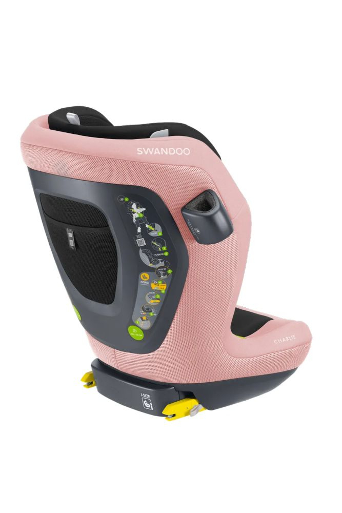 Scaun auto Swandoo Charlie i-Size Positive Pink Limited Edition [6]