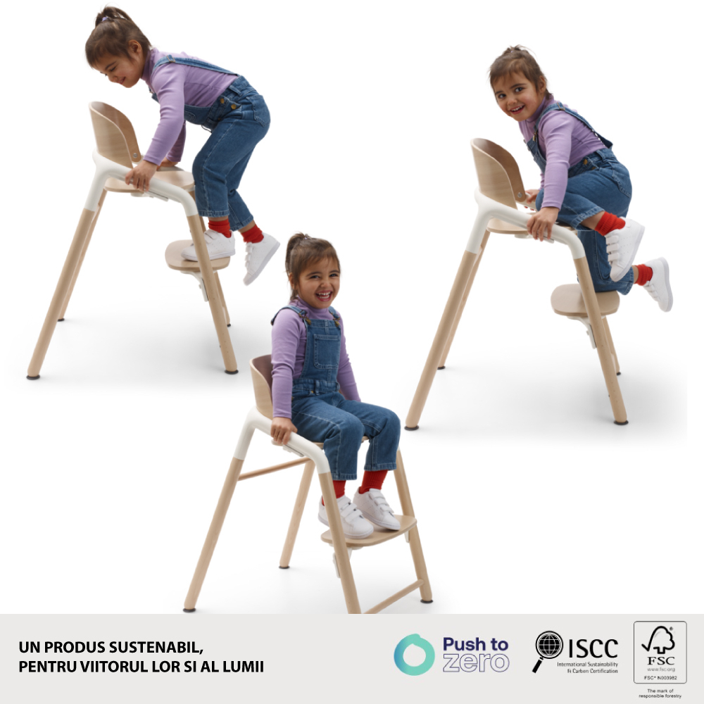 Scaun Bugaboo Giraffe Neutral Wood/White [6]