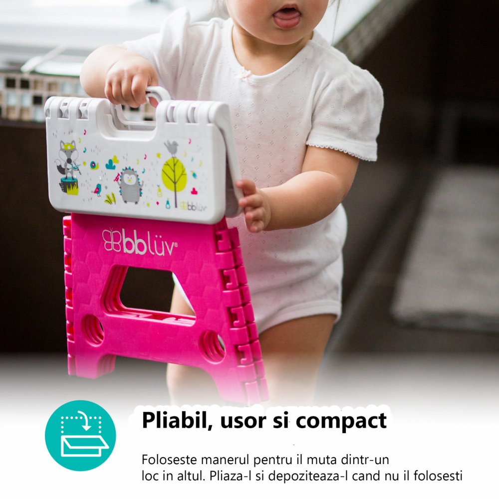 Scaun pliabil bblüv Stëp Grey [4]