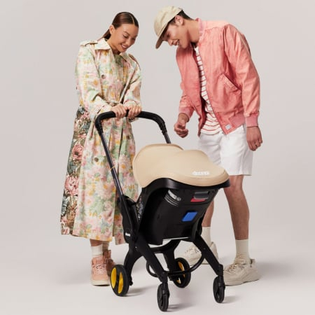 Scoica auto Doona i i-Size Sahara Sand 2 in 1 [7]