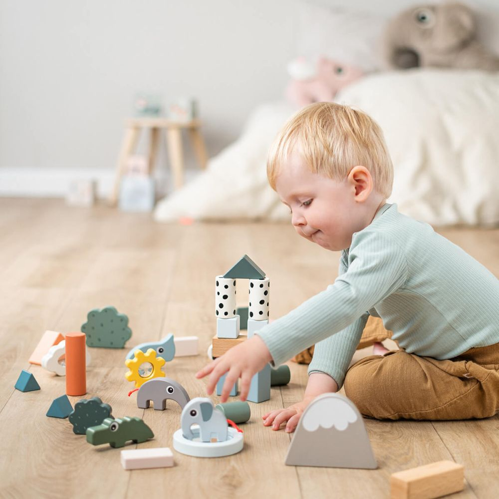 Set de constructie Done by Deer din lemn 34 piese Deer Friends [7]